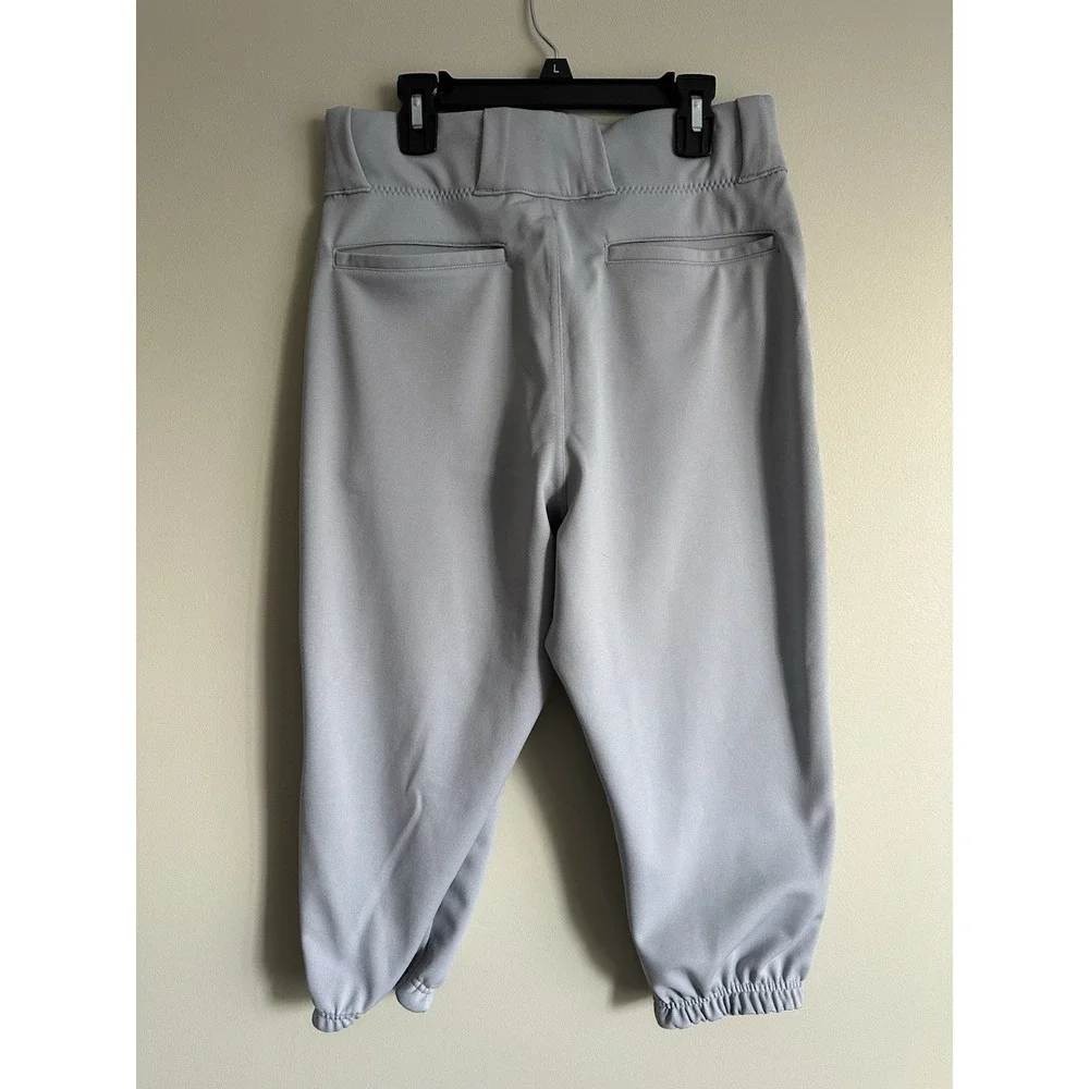 Men's UA Grey baseball knickers‎ W/ Blue Stripe - Size Small